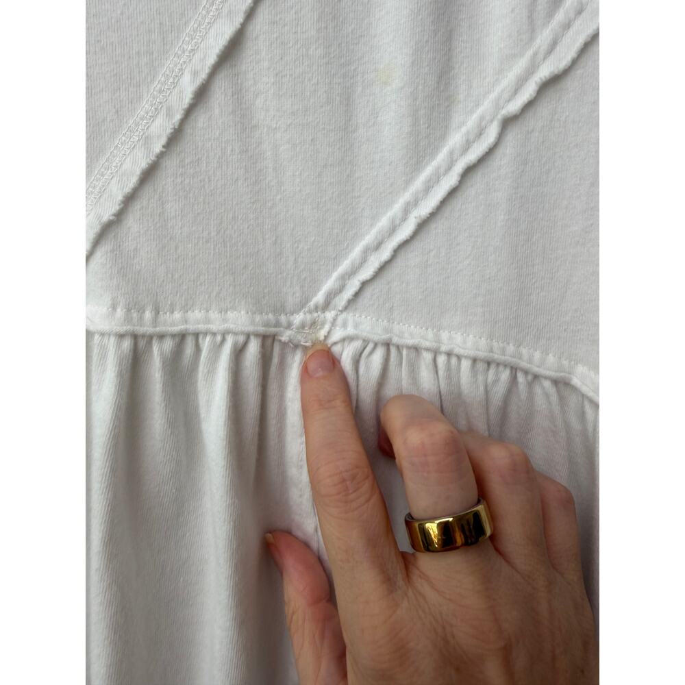 Urban Outfitters Stevie White Babydoll Dress Women's M - Picture 12 of 15